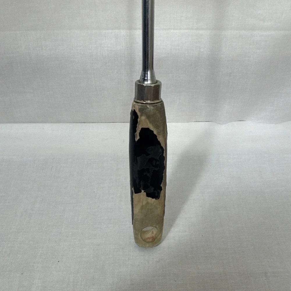 EKCO CHROMIUM PLATED Vintage Long Angle Blade SLOTTED SPATULA TURNER UTENSIL